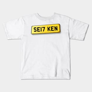 SE17 KEN Kennington Number Plate Kids T-Shirt